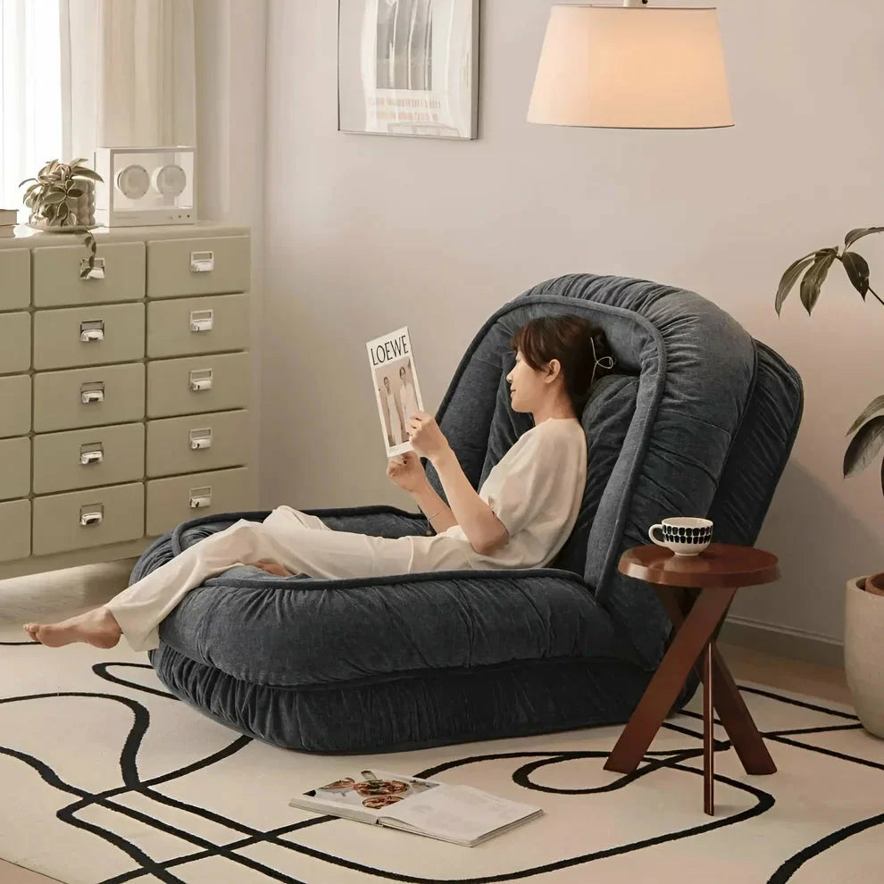 🛋️ The Lazy Sofa™ — Ultimate Convertible Floor Sofa | Luxurious Comfort, Space-Saving Design, Adjustable Backrest | Perfect for Lounging, Napping & Hosting Guests
