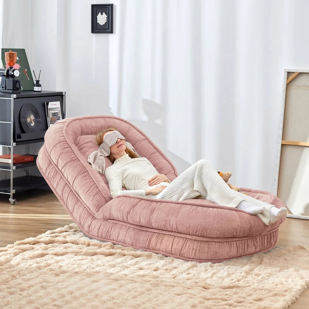 🛋️ The Lazy Sofa™ — Ultimate Convertible Floor Sofa | Luxurious Comfort, Space-Saving Design, Adjustable Backrest | Perfect for Lounging, Napping & Hosting Guests