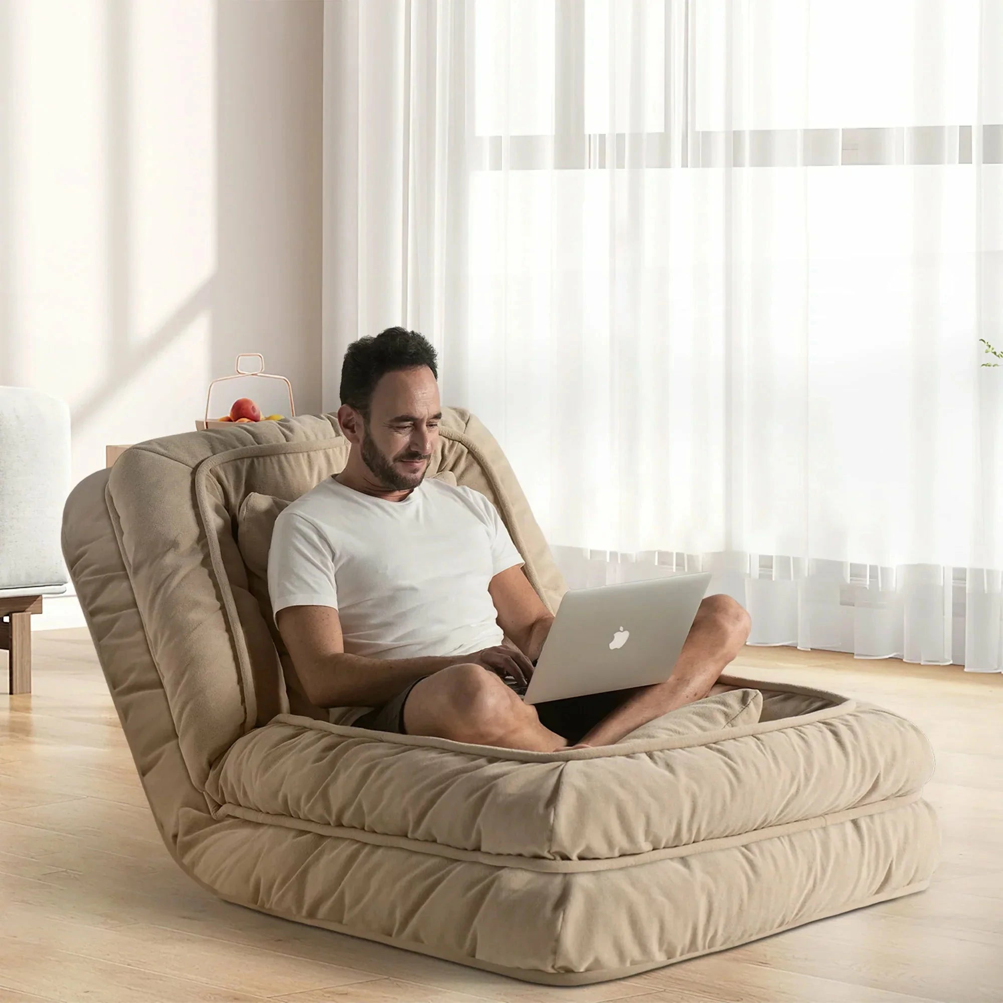 🛋️ The Lazy Sofa™ — Ultimate Convertible Floor Sofa | Luxurious Comfort, Space-Saving Design, Adjustable Backrest | Perfect for Lounging, Napping & Hosting Guests