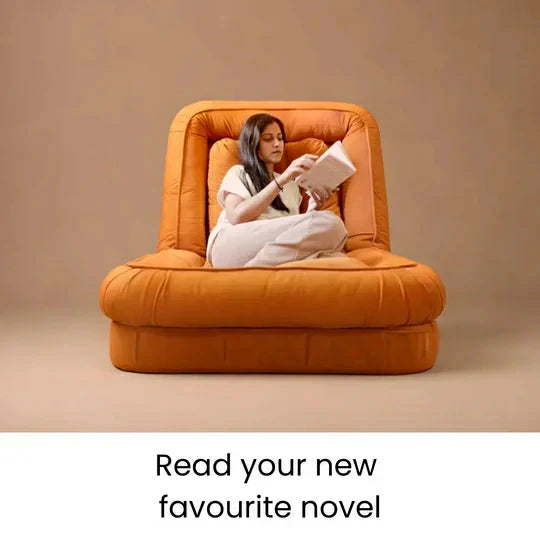 🛋️ The Lazy Sofa™ — Ultimate Convertible Floor Sofa | Luxurious Comfort, Space-Saving Design, Adjustable Backrest | Perfect for Lounging, Napping & Hosting Guests