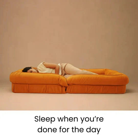 🛋️ The Lazy Sofa™ — Ultimate Convertible Floor Sofa | Luxurious Comfort, Space-Saving Design, Adjustable Backrest | Perfect for Lounging, Napping & Hosting Guests