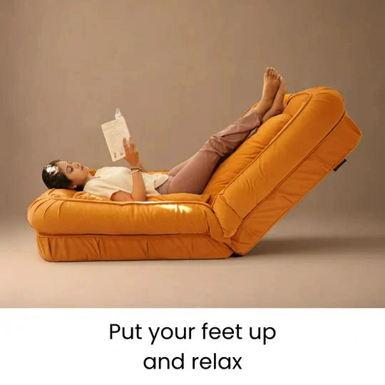 🛋️ The Lazy Sofa™ — Ultimate Convertible Floor Sofa | Luxurious Comfort, Space-Saving Design, Adjustable Backrest | Perfect for Lounging, Napping & Hosting Guests