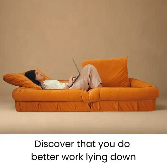 🛋️ The Lazy Sofa™ — Ultimate Convertible Floor Sofa | Luxurious Comfort, Space-Saving Design, Adjustable Backrest | Perfect for Lounging, Napping & Hosting Guests