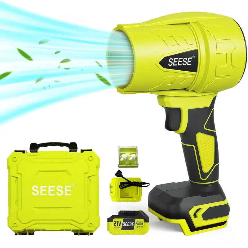 SEESE™ Turbo Jet Blower – The Ultimate Cordless Power Tool for Cleaning, Car Drying, & Snow Blowing