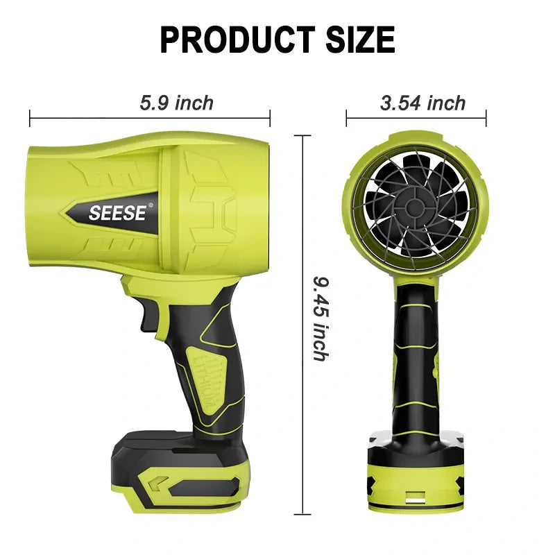 SEESE™ Turbo Jet Blower – The Ultimate Cordless Power Tool for Cleaning, Car Drying, & Snow Blowing