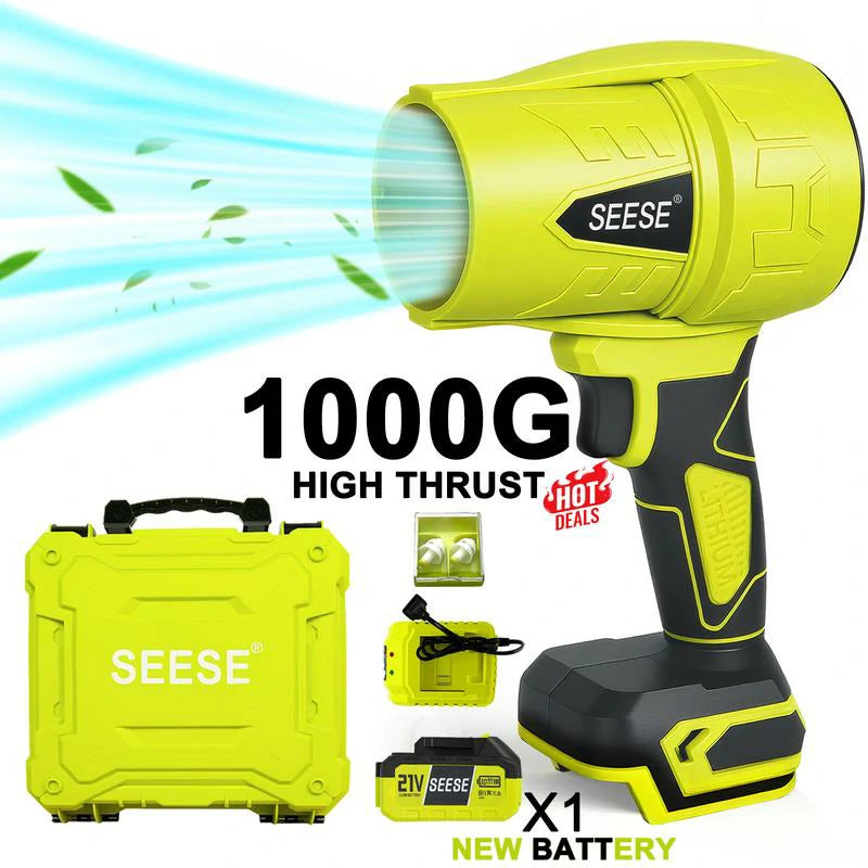 SEESE™ Turbo Jet Blower – The Ultimate Cordless Power Tool for Cleaning, Car Drying, & Snow Blowing